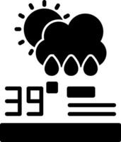 Forecast Analytics Vector Icon Design