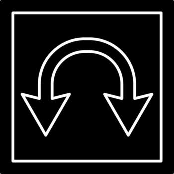 Double Curve Vector Icon Design