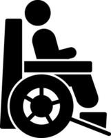 Disability Vector Icon Design