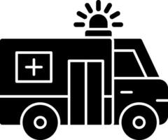 Ambulance Vector Icon Design