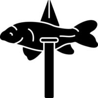 diseño de icono de vector de pesca