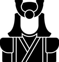 samurai vector icono diseño