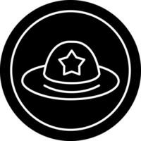 diseño de icono de vector de sombrero