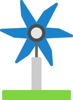 diseño de icono de vector de turbina de viento