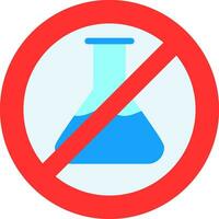 No Chemical Vector Icon Design