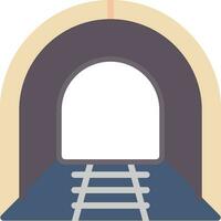 diseño de icono de vector de túnel