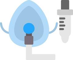 Oxygen Mask Vector Icon Design