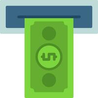 Cash withdrawal Vector Icon Design