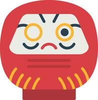 daruma vector icono diseño