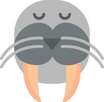 Walrus Vector Icon Design