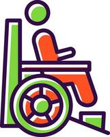 Disability Vector Icon Design