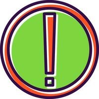 Exclamation Mark Vector Icon Design