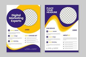 Corporate book cover design, flyer template design set, business brochure, design elements, annual report, portfolio, magazine, poster, modern presentation, a4 size banner template design vector