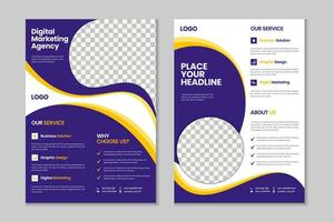 Corporate book cover design, flyer template design set, business brochure, design elements, annual report, portfolio, magazine, poster, modern presentation, a4 size banner template design vector