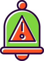 diseño de icono de vector de alerta