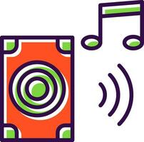 Music system Vector Icon Design