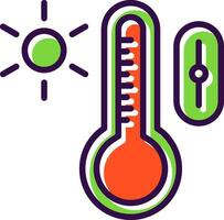 Temperature control Vector Icon Design