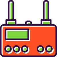 Wireless router Vector Icon Design