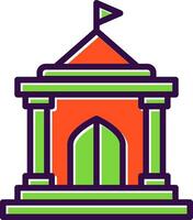 Temple Vector Icon Design