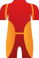 Wet Suit Vector Icon Design