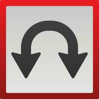 Double Curve Vector Icon Design