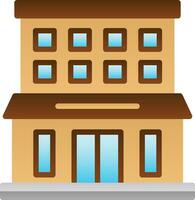 Office Building Vector Icon Design