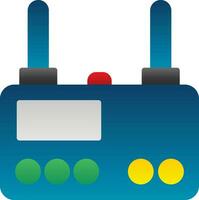 Wireless router Vector Icon Design