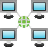 Local network Vector Icon Design