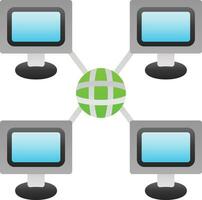 Local network Vector Icon Design