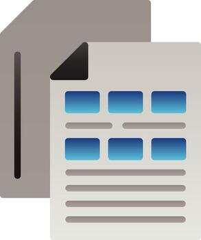 repartido libro mayor vector icono diseño