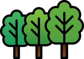 Forest Vector Icon Design