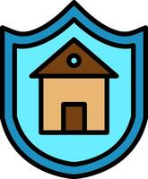 Property insurance Vector Icon Design