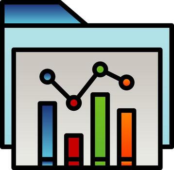Data analysis Vector Icon Design