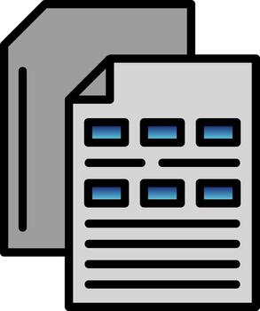 repartido libro mayor vector icono diseño