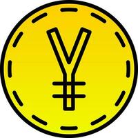 Yen Vector Icon Design