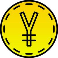 Yen Vector Icon Design