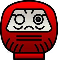 Daruma Vector Icon Design