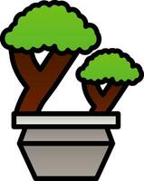 Bonsai Vector Icon Design