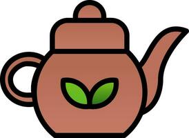 Teapot Vector Icon Design