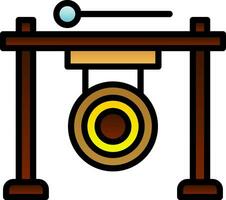 Gong Vector Icon Design