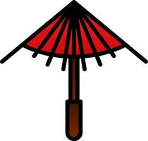 Wagasa Vector Icon Design