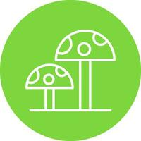 Mushrooms Vector Icon Design