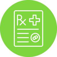 Prescription Vector Icon Design