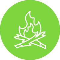 Bonfire Vector Icon Design