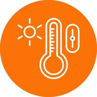 Temperature control Vector Icon Design