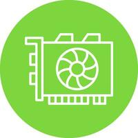 Gpu mining Vector Icon Design