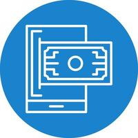 Digital wallet Vector Icon Design