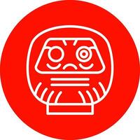 daruma vector icono diseño