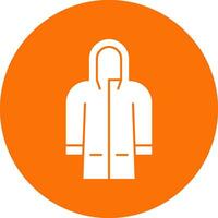 Raincoat Vector Icon Design