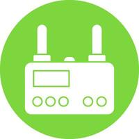 Wireless router Vector Icon Design